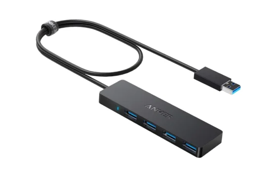 ANKER 4-PORT ULTRA SLIM USB3.0 DATA HUB black A7516016