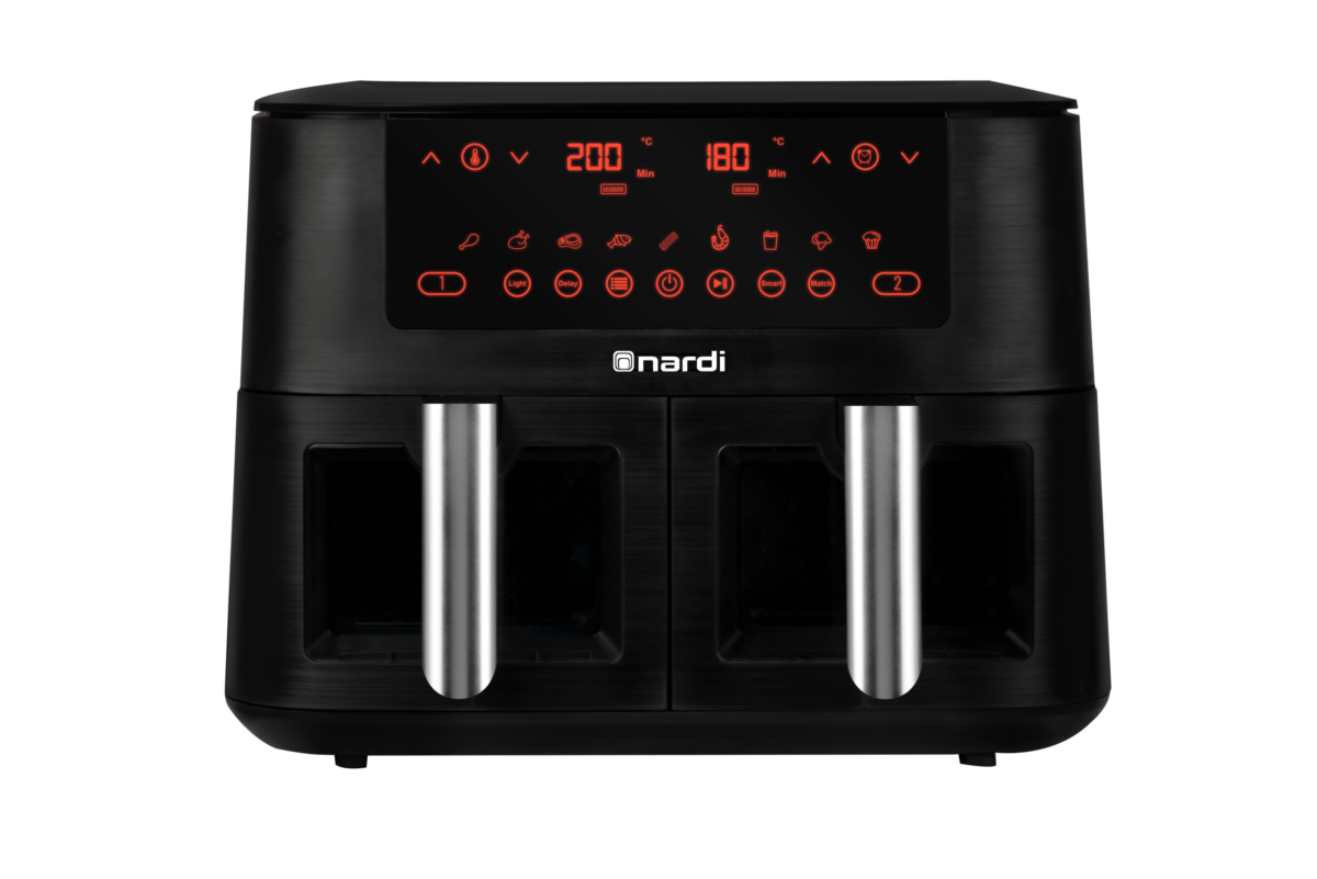 AF2 1 Air Fryer NARDI Double bac Digital Noir 9 L – Image 1