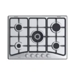 Table de cuisson CANDY 4 Foyers 1 Wok Fonte Inox