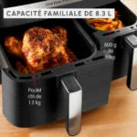 Air Fryer MOULINEX Dual Easy Fry & Grill 8.3L – Image 4