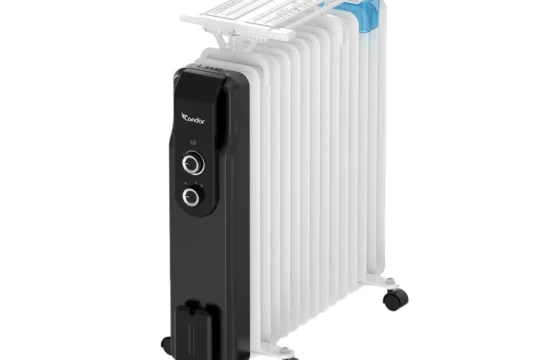 Radiateur Bain d’huile Condor Noir et Blanc 11 éléments