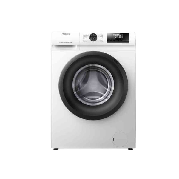Machine à laver HISENSE Frontale - 08KG - inverter - vapeur - 1400tr/min - blanche WFQP8014EVM