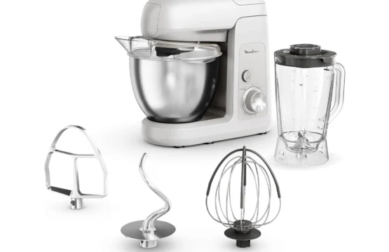Robot Pâtissier Moulinex Bake Partner 1100 W , performance durable, kit d'accessoires - QA521B25