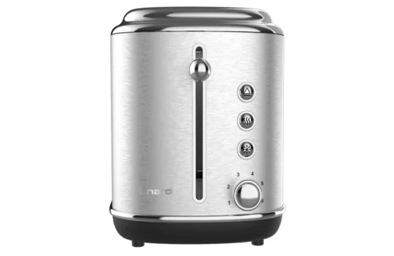 Grille Pain NARDI - Argenté - 2 Tranches - 1050W NGP220CA