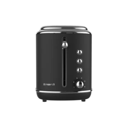 Grille pain - Rétro - 2 Tranches - 1050W - Noir + argent NGP220CAN