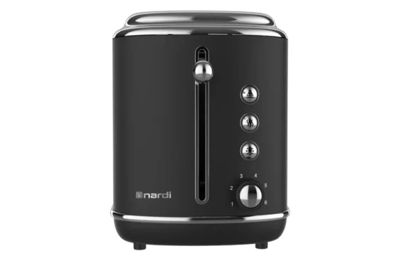 Grille pain NARDI Rétro Noir 2 tranches
