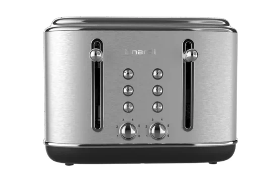 Grille pain NARDI Rétro Argenté 4 tranches
