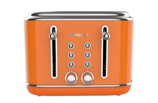 Grille pain NARDI Rétro Orange 4 tranches