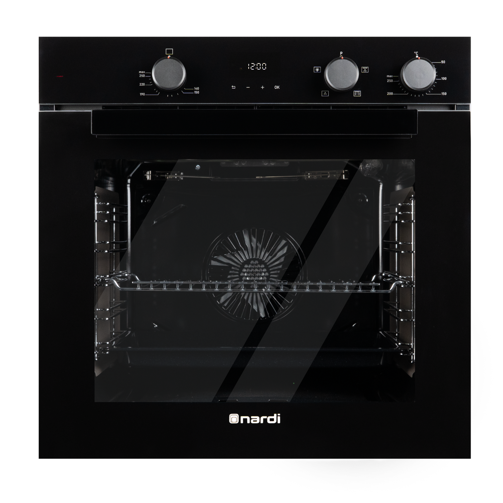 Four Encastrable NARDI Gaz-Elec Black glass 60 cm 2 Four Encastrable NARDI Gaz-Elec Black glass 60 cm