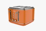 Grille pain NARDI Rétro Orange 4 tranches – Image 3