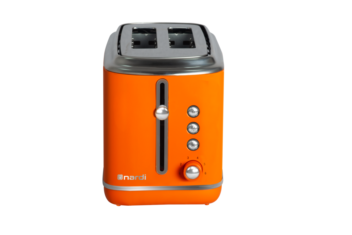Grille pain NARDI Rétro Orange 2 tranches – Image 1