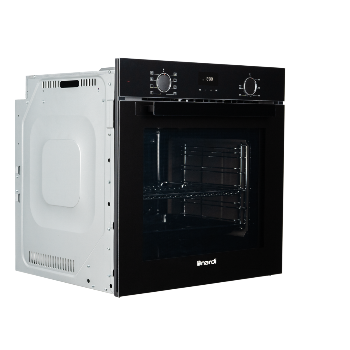 Four Encastrable NARDI Elec-Elec Black glass 60 Cm – Image 2