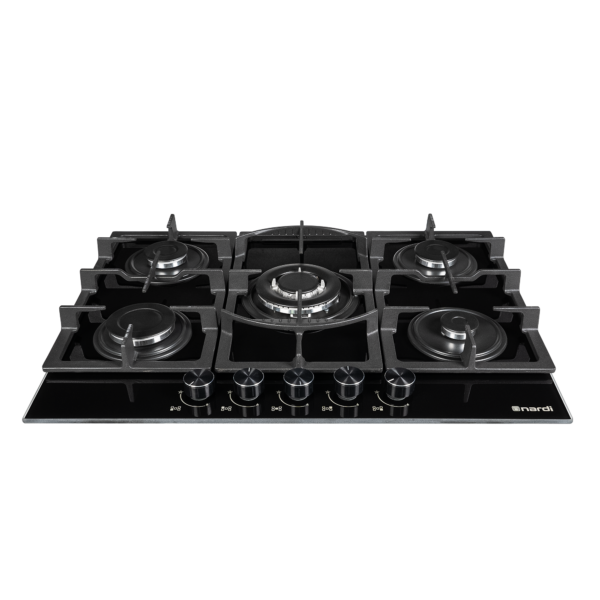 Table De Cuisson NARDI 5 Feux Black glass