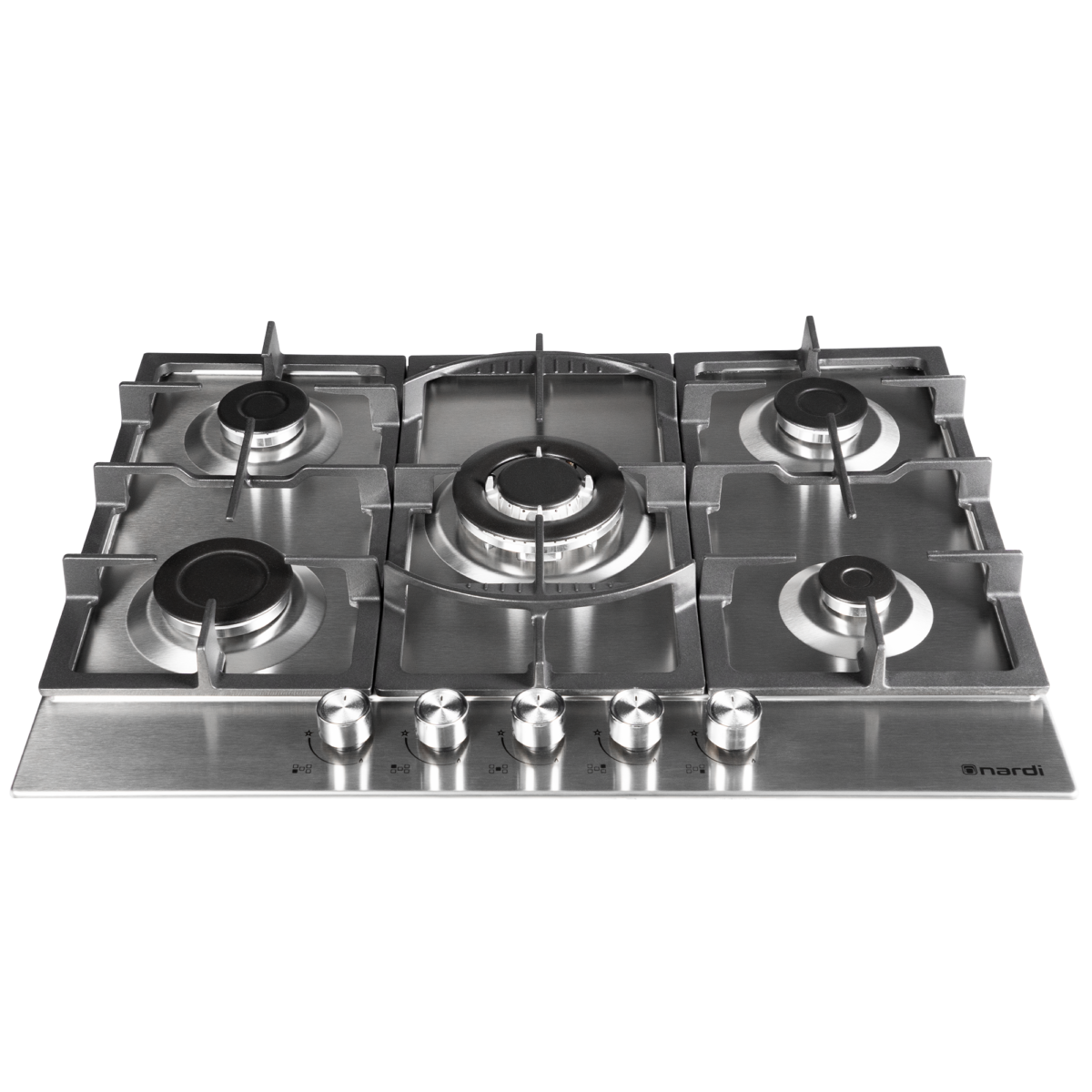 Table De Cuisson NARDI 5 Feux Inox – Image 2
