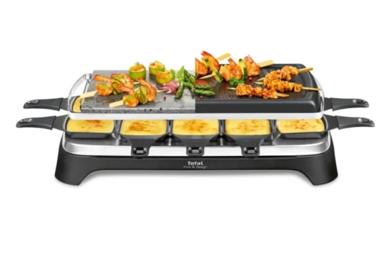 Raclette électrique Tefal INOX & DESIGN 3-en-1 RE45A812