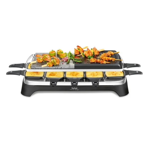 Raclette électrique Tefal INOX & DESIGN 3-en-1 RE45A812