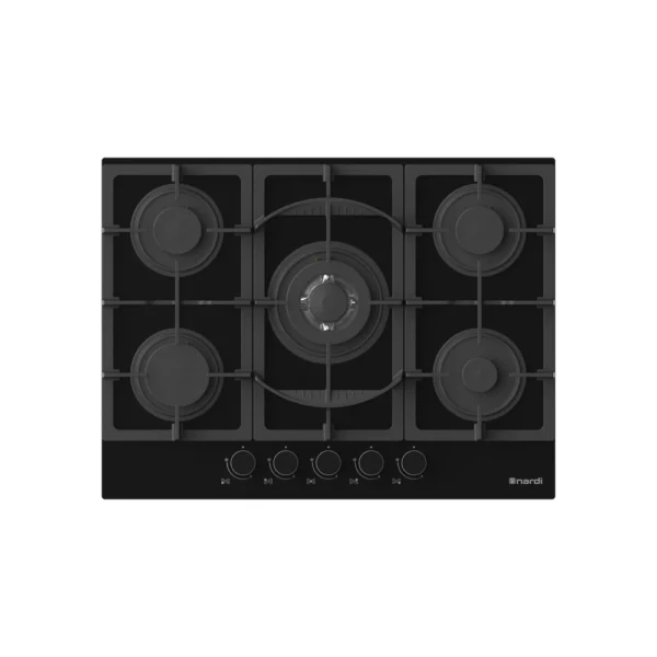 Table De Cuisson NARDI - 5 Feux - Black glass NTE75WGGH2