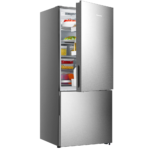 Réfrigérateur Combiné HISENSE Metal tech cooling Nofrost Inox  408 L
