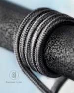 ANKER NYLON USB-C TO USB-A 2.0 CABLE 10FT black A8173H11 – Image 3