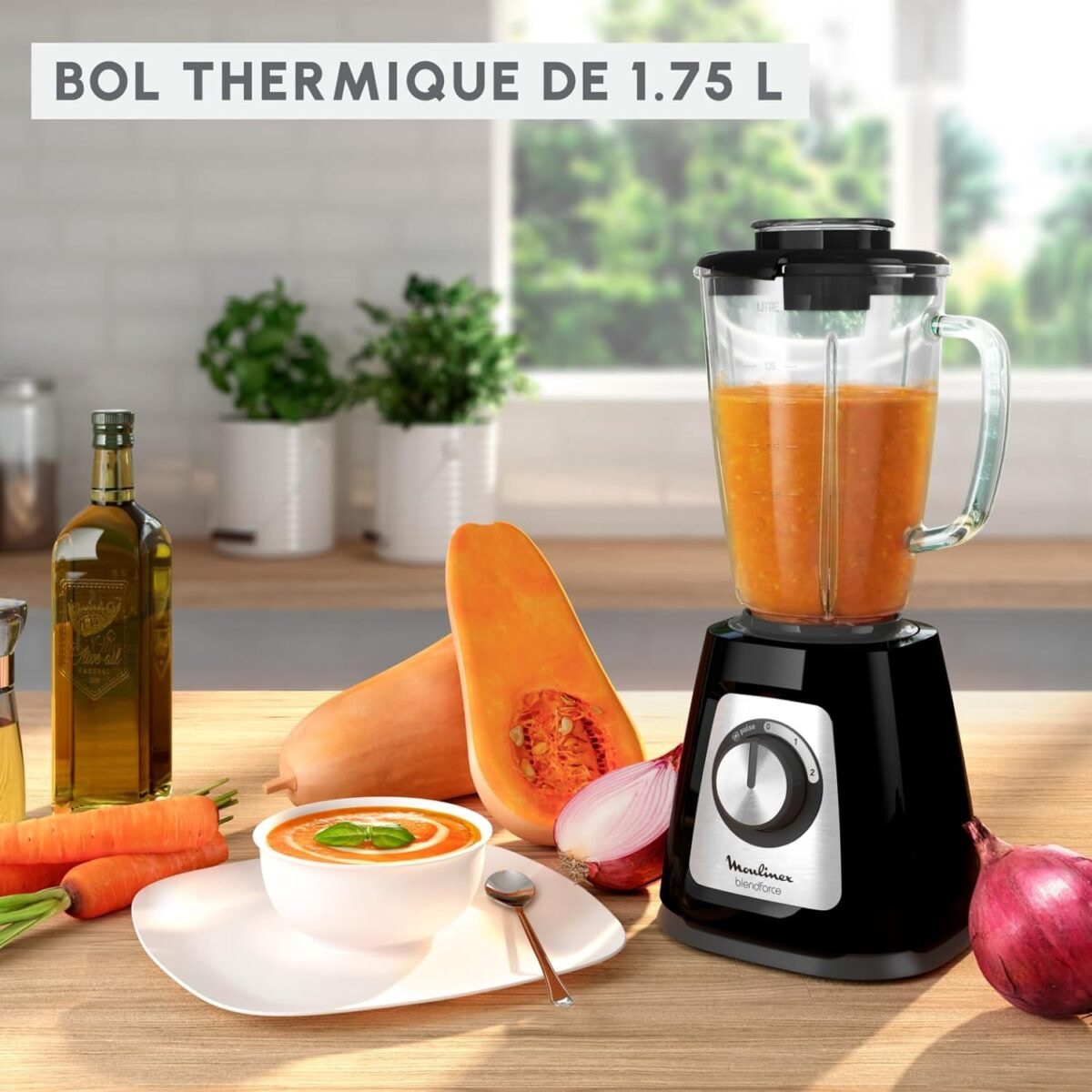 Blender MOULINEX Blandforce 800W Noir – Image 5