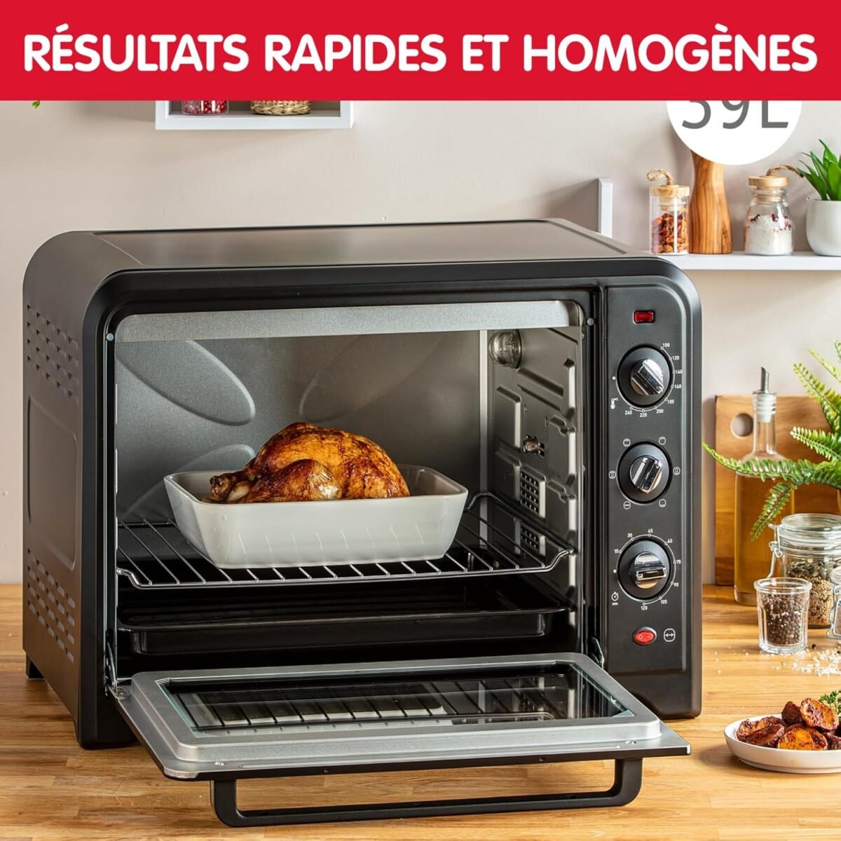 Four électrique Moulinex Optimo 39 L OX485810 – Image 5