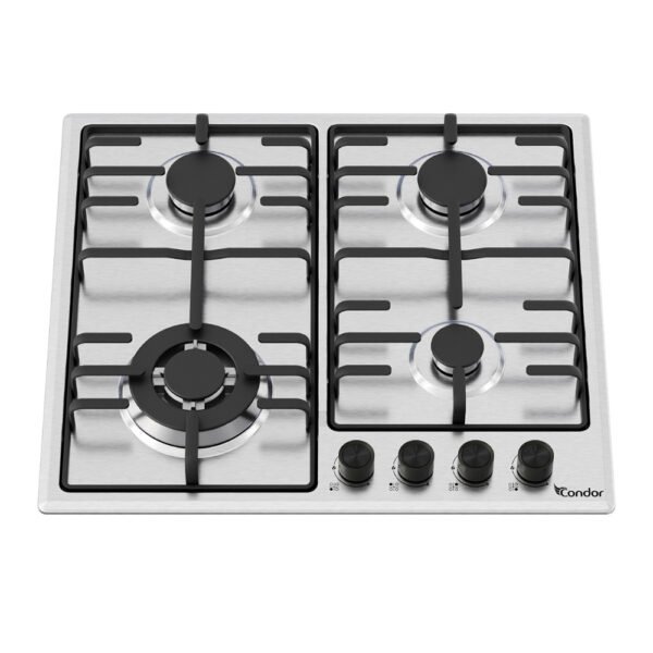 Table encastrable Condor Aversa  4 feux  Inox 60 cm