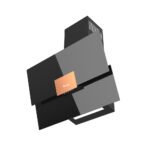 Hotte Murale Décorative Condor  Cooper Black Glass 60cm