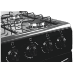 Cuisinière CRISTOR ECO 4 Feux 50 Cm BLACK – Image 4