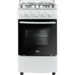 Cuisinière CRISTOR ECO - 4 Feux - 50 Cm - Blanche CR45M4W