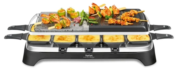 Raclette électrique Tefal INOX & DESIGN 3-en-1 RE45A812 – Image 7