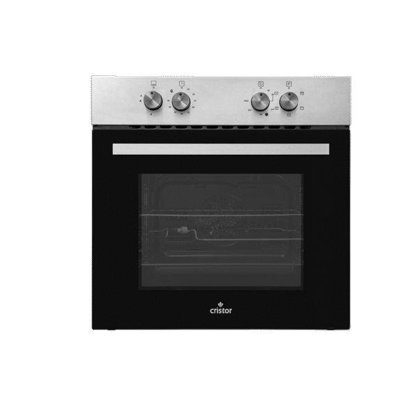 Four Encastrable Cristor Gaz-Électrique Noir Inox 62L