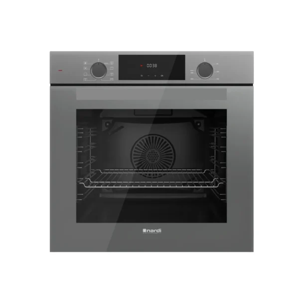 Four Encastrable NARDI Elec-Elec - 60 Cm - Ventilé - Catalyseur - Afficheur - Gris NARDO NFE73ED8SG