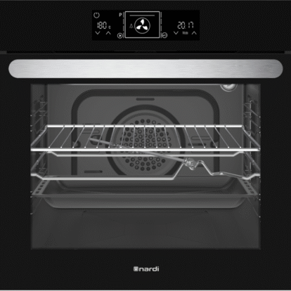 Four Encastrable NARDI Eléctrique - 60 Cm - Ventilé - Catalyseur - Afficheur - Noir NFE60ED4BG