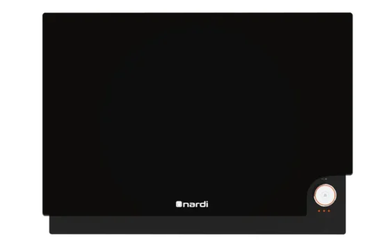 Hotte Décorative NARDI 75 Cm – filtre à charbon – 450 m3/h – Glass noir