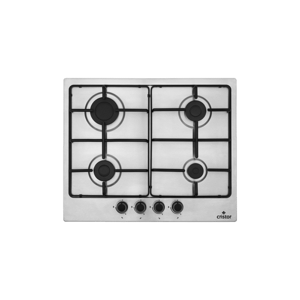 Table de cuisson Cristor Inox 4 feux 60cm