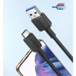 ANKER 322 USB-A TO USB-C CABLE (3FT BRAIDED) black A81H5H11 – Image 3