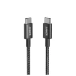 ANKER NEW NYLON USB-C TO USB-C 2.0 CABLE 6FT black A8753H11 – Image 2