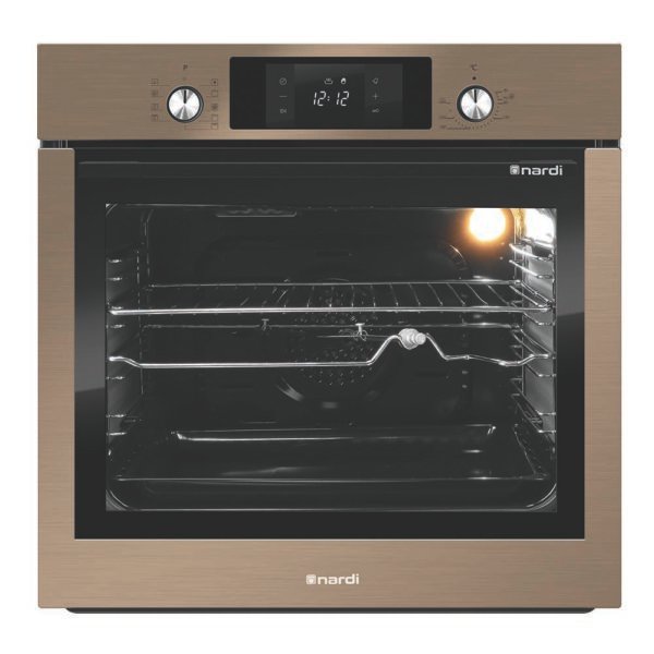 Four Ecncastrable NARDI Eléctrique - 60 Cm - Ventilé - Catalyseur - Afficheur - Copper NFE60ED5SC