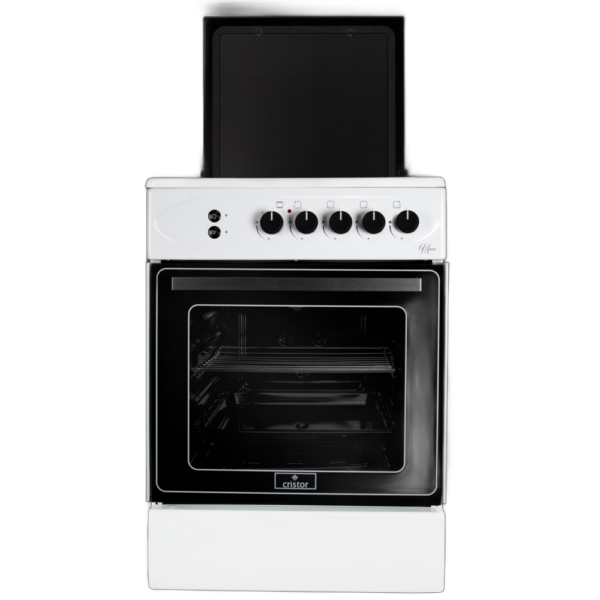 Cuisinière CRISTOR MIRA - 4 Feux - 60 Cm - Blanche CR46MR1W