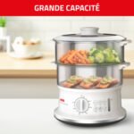 Cuiseur Vapeur SEB série Convenient 2 bols inox VC145100 – Image 6