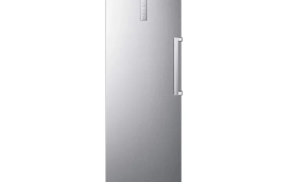 Congélateur vertical HISENSE super freeze Nofrost Inox 274 L