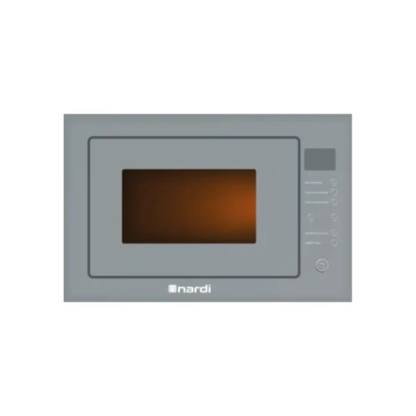 Micro-ondes Encastrable NARDI - 25L - Grill - Gris Glass NMW25EGW2GG