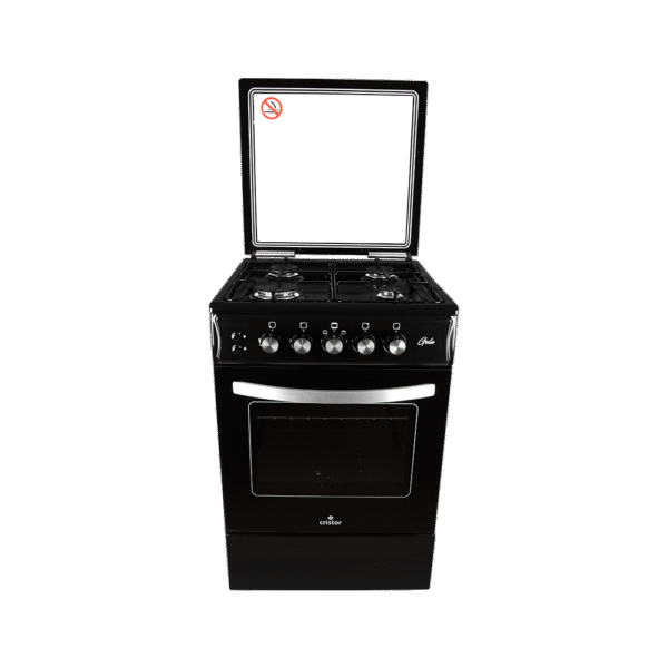 Cuisinière CRISTOR GULA 4 Feux 55cm noire