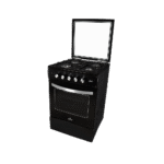 Cuisinière CRISTOR GULA 4 Feux 55cm noire – Image 3