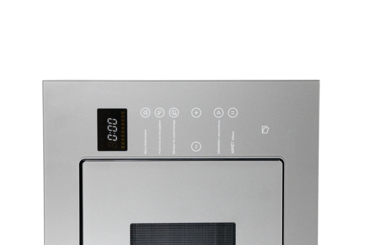 Micro-ondes Encastrable NARDI Combiné Gris Glass 25L – Image 6