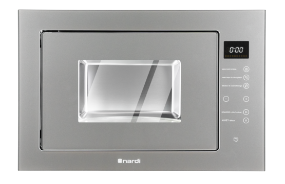 Micro-ondes Encastrable NARDI Combiné Gris Glass 25L