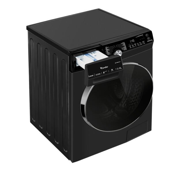 Machine à laver CONDOR  LUNA× Frontal -10,5kg -lavage à la vapeur - Inverter- 1400 tr/min - Titanium WAF-XLB441L1T – Image 5