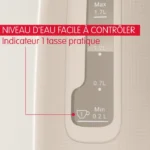 Bouilloire MOULINEX Morning 1.7 L Gris chaud – Image 3