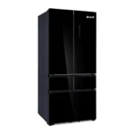 Réfrigérateur Nardi 429L Cross Door 5 Portes  Smart Free-Fit Black Glass