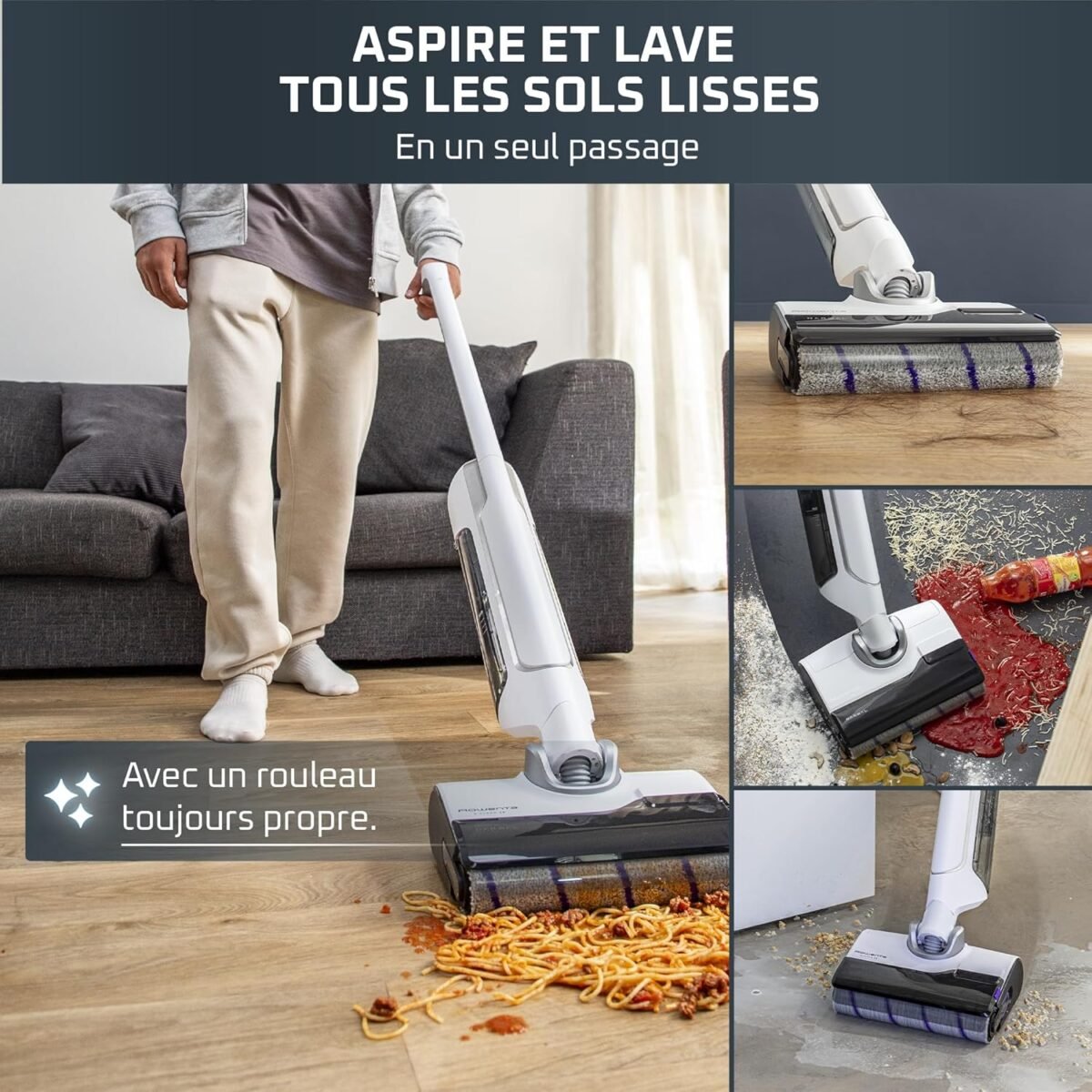 Aspirateur laveur sans fil Rowenta X-Clean 10 – Image 3